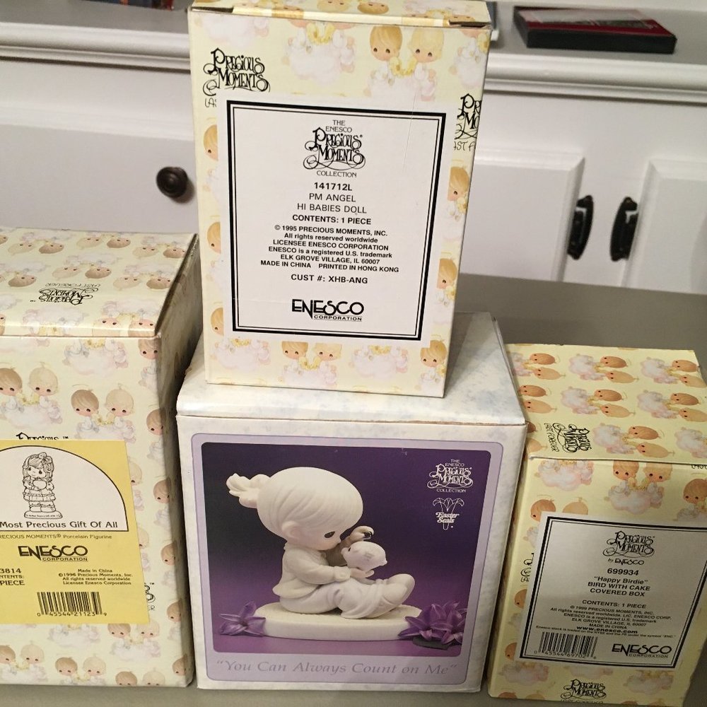 Precious Moments Lot of 4 From Late 1990's